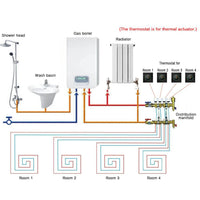 WiFi Smart Thermostat Temperature Controller Weekly Programmable APP Voice Control for Alexa Google Home Water Gas Floor Heating