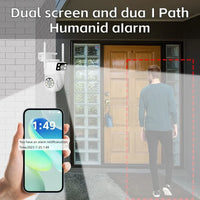 8MP Dual lens PTZ WIFI Camera 4K HD dual Screen Ai Body Recognition Outdoor 4MP Security Video Surveillance Camera CareCam Pro