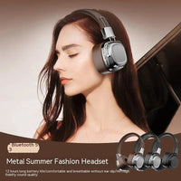 2024 New CR-8 Classic Over Ear Headsets Wireless Bluetooth Headphones Studio DJ Stereo Sound Foldable Gaming Headsets For Iphone