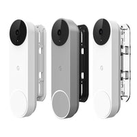 Doorbell Horizontal Bracket Wall Mount Bracket ABS Doorbell Rack 45 Degree Rotating for Google NestDoorbell(battery) Accessories