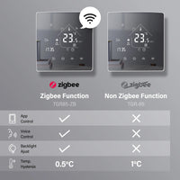 Beok Tuya Zigbee Thermostat Wifi Temperature Sensor Controller for Gas Boiler 3A Smart Gateway Hub Works With Alexa Google Home