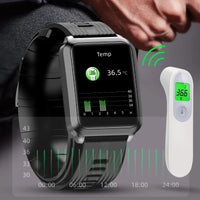 New smart watch air pump air bag precise medical level body temperature heart rate blood pressure blood oxygen monitoring watch