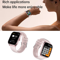 LEMFO Smart Watch For Women Bluetooth Call Music Smartwatch Women Full Touch Dial Fitness Tracker Waterproof Women Watch 2.01"