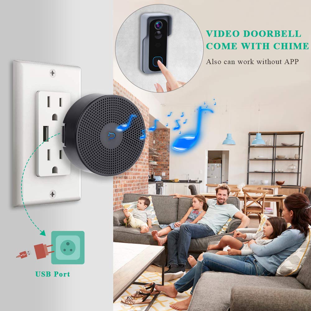 WiFi Doorbell With Camera Night Vision