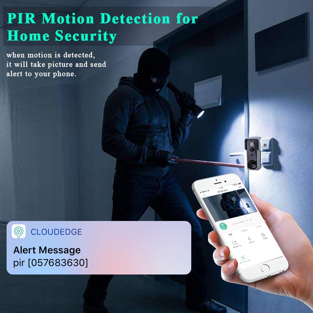 WiFi Doorbell With Camera Night Vision