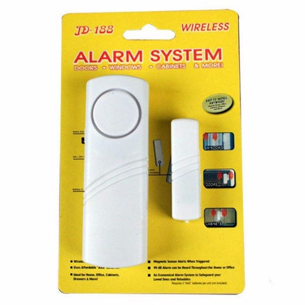 Wireless Burglar Alarm With Magnetic Sensor