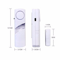 Wireless Burglar Alarm With Magnetic Sensor