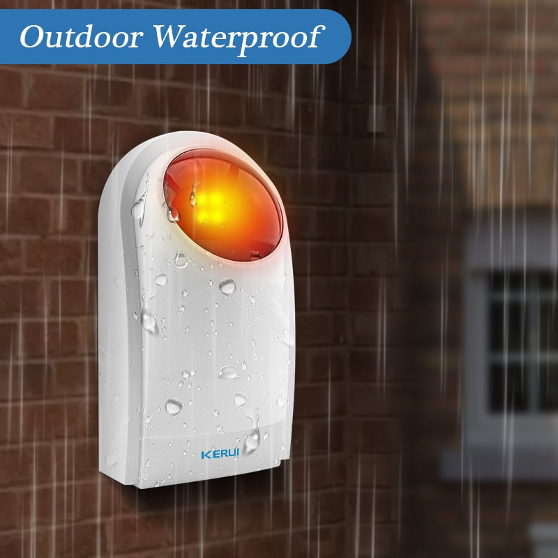 Wireless Outdoor External Flash LED Alarm