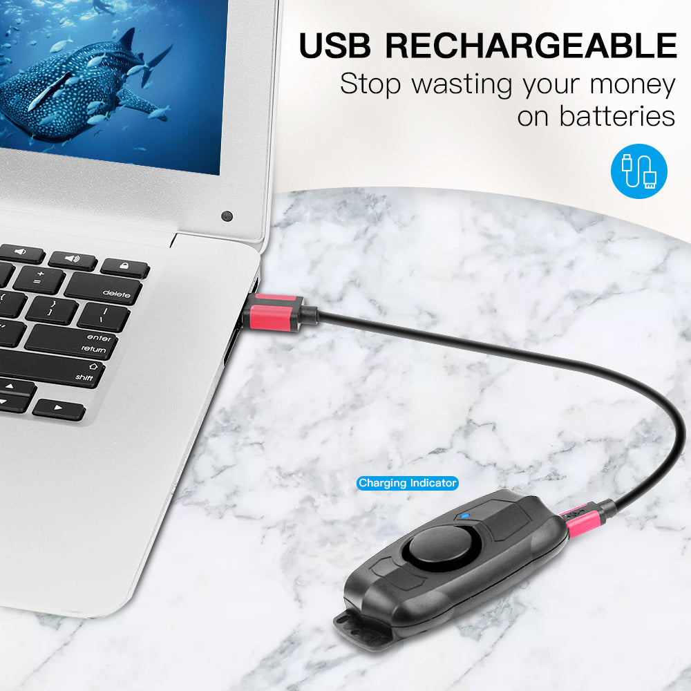 USB Charging Wireless Remote Control Vibration Alarm